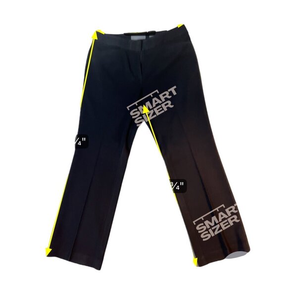 Liz Claiborne Black Petite Wide-Leg Pants Womens Size 8P 1788 - Picture 4 of 7